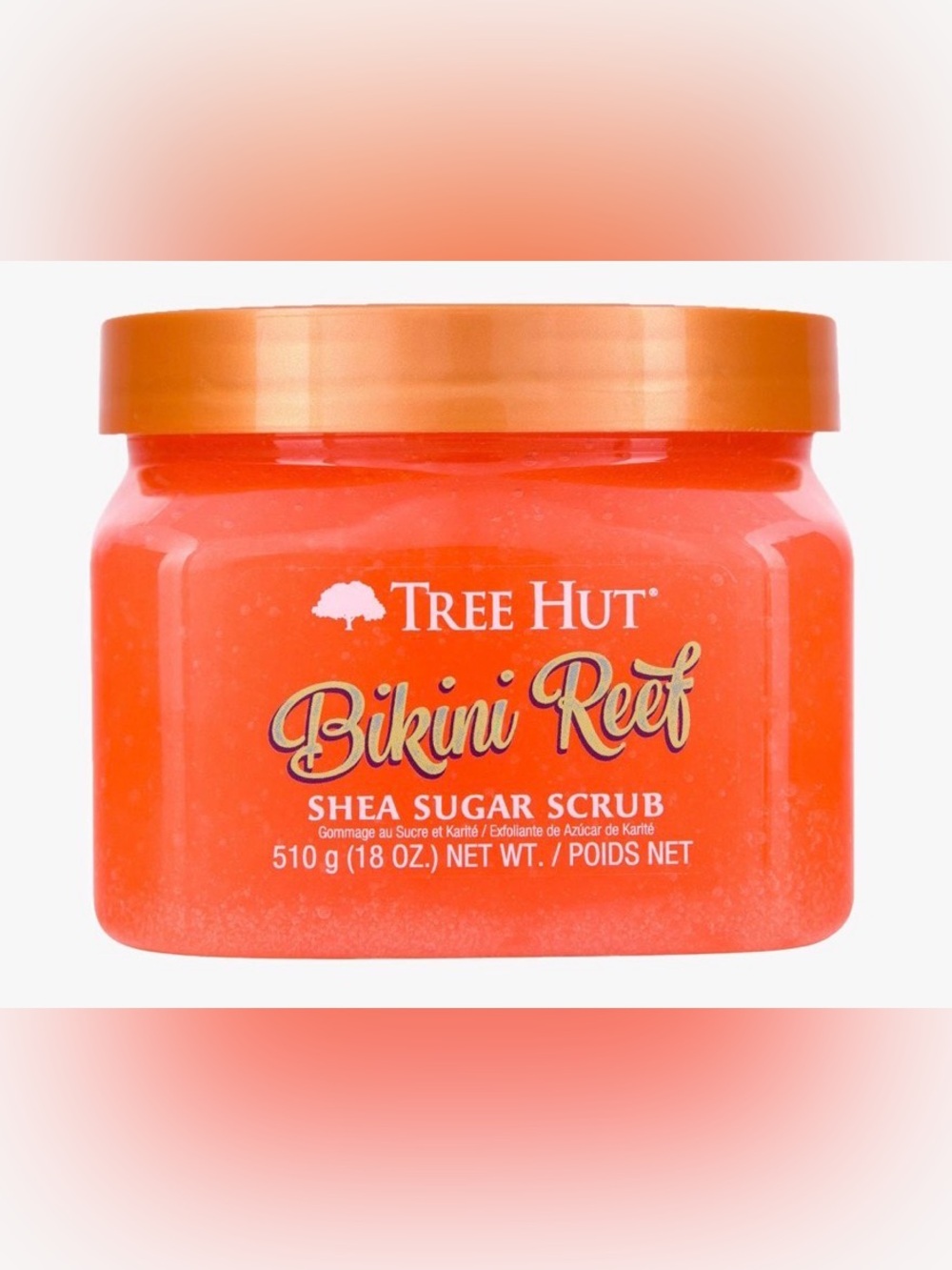 Tree Hut Bikini Reef Shea Sugar Scrub - Orange Exfoliating Body Polish